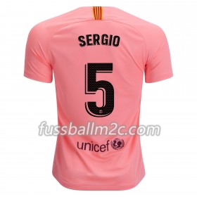 Fußballtrikots FC Barcelona Sergio Busquets 5 Ausweich Trikotsatz 2018-2019